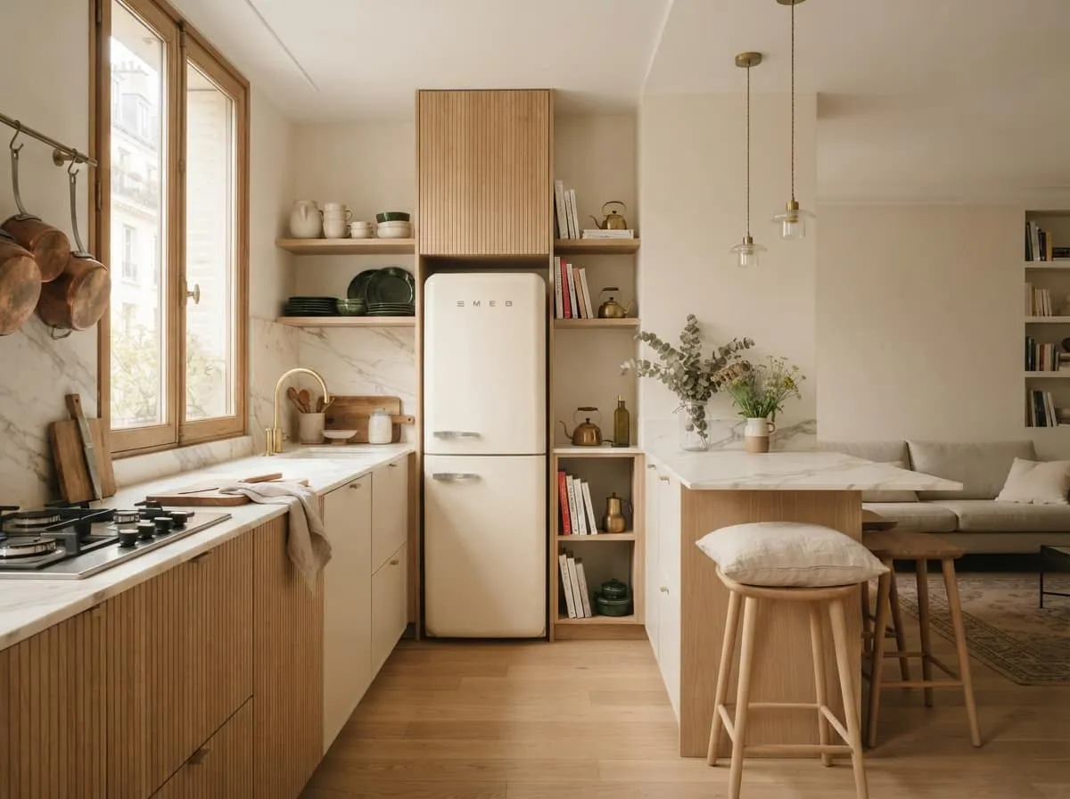 Aménager une cuisine en l dans un petit espace ouvert : conseils pratiques et idées astucieuses