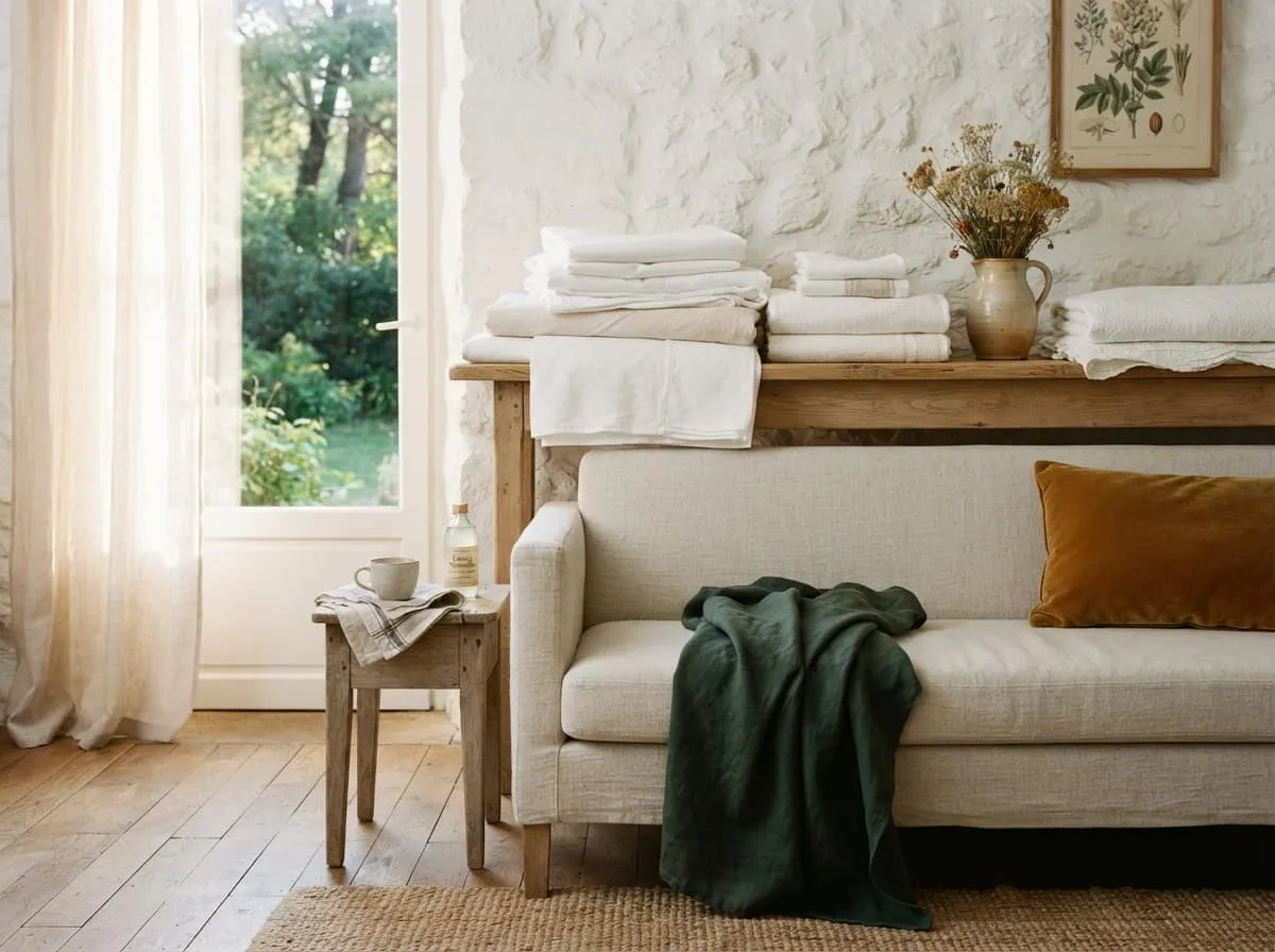 Comment blanchir le linge de maison jauni sans utiliser d'eau de javel