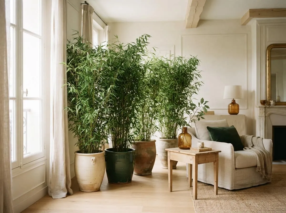Créer un brise-vue naturel avec des bambous en pot non traçants : conseils et astuces