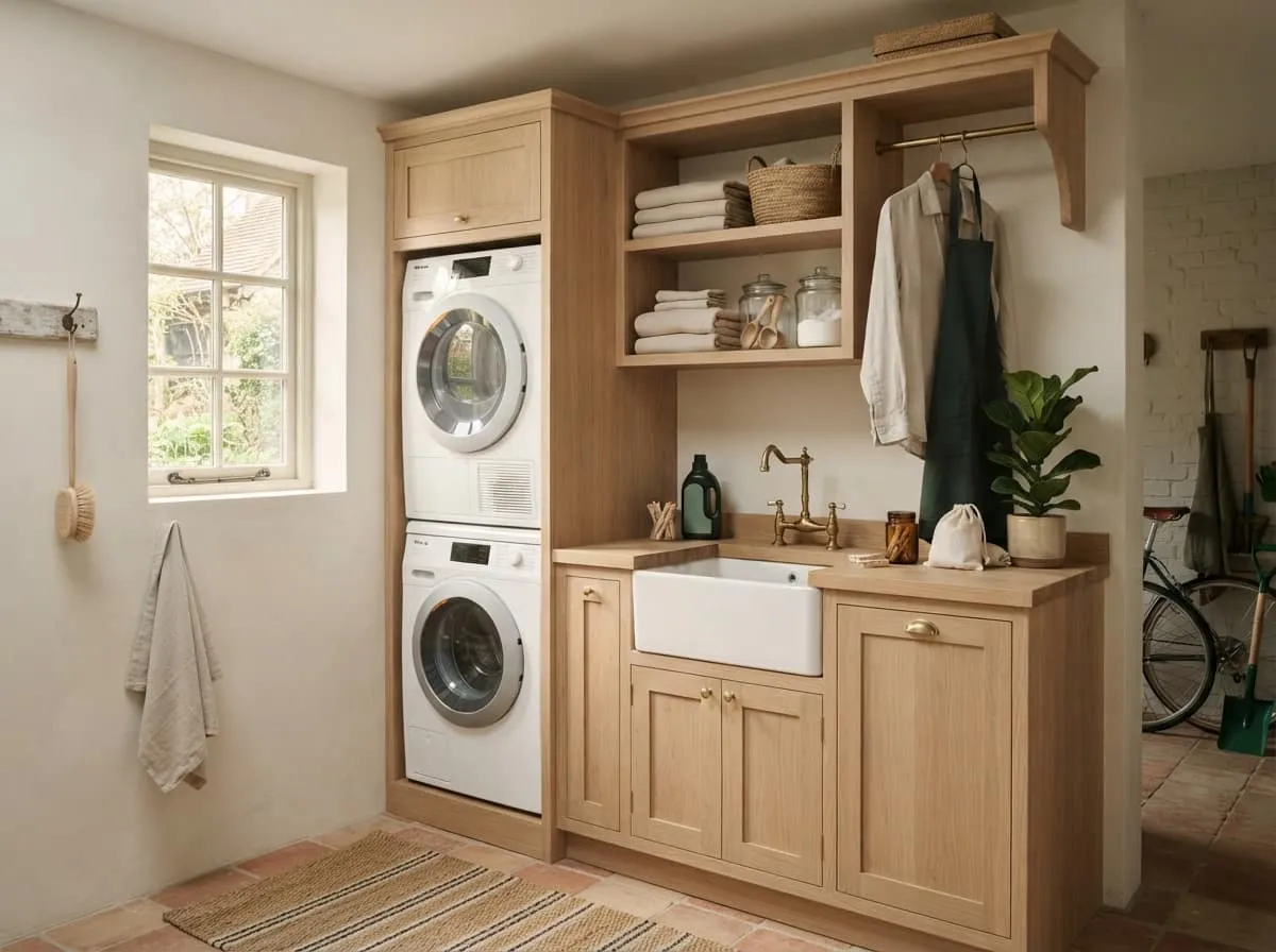 Organiser une buanderie fonctionnelle dans un petit garage : astuces et idées pratiques
