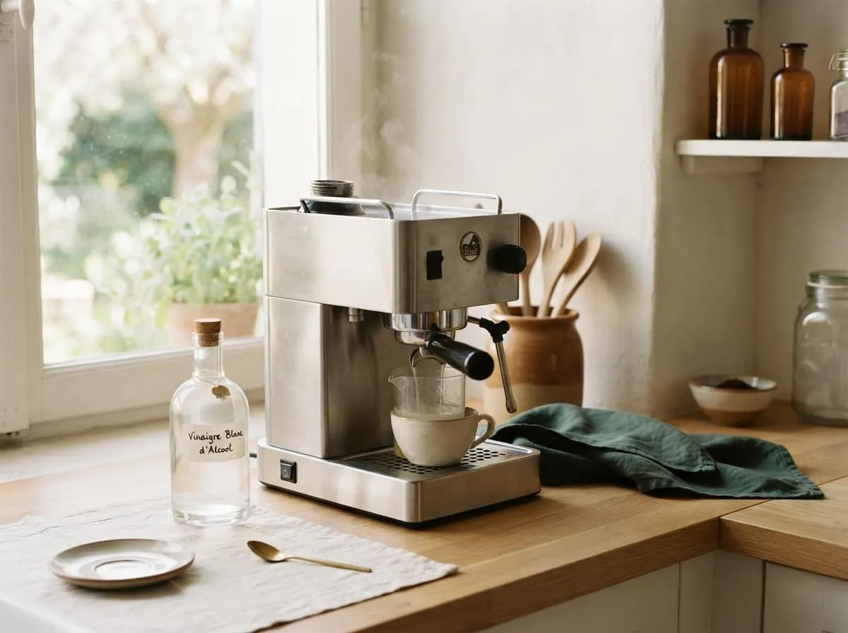 Détartrer une cafetière expresso avec du vinaigre blanc : quel dosage respecter ?