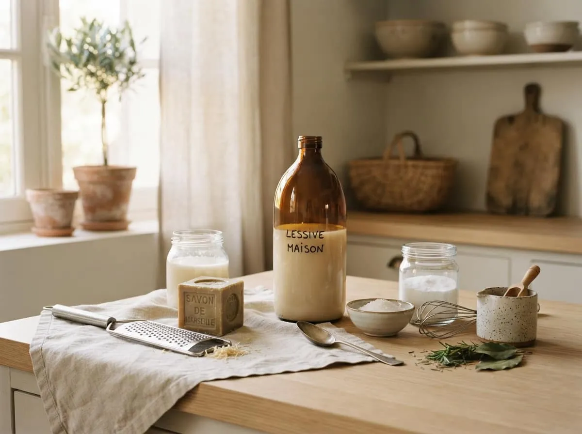 Fabriquer sa lessive maison au savon de Marseille qui ne durcit pas facilement