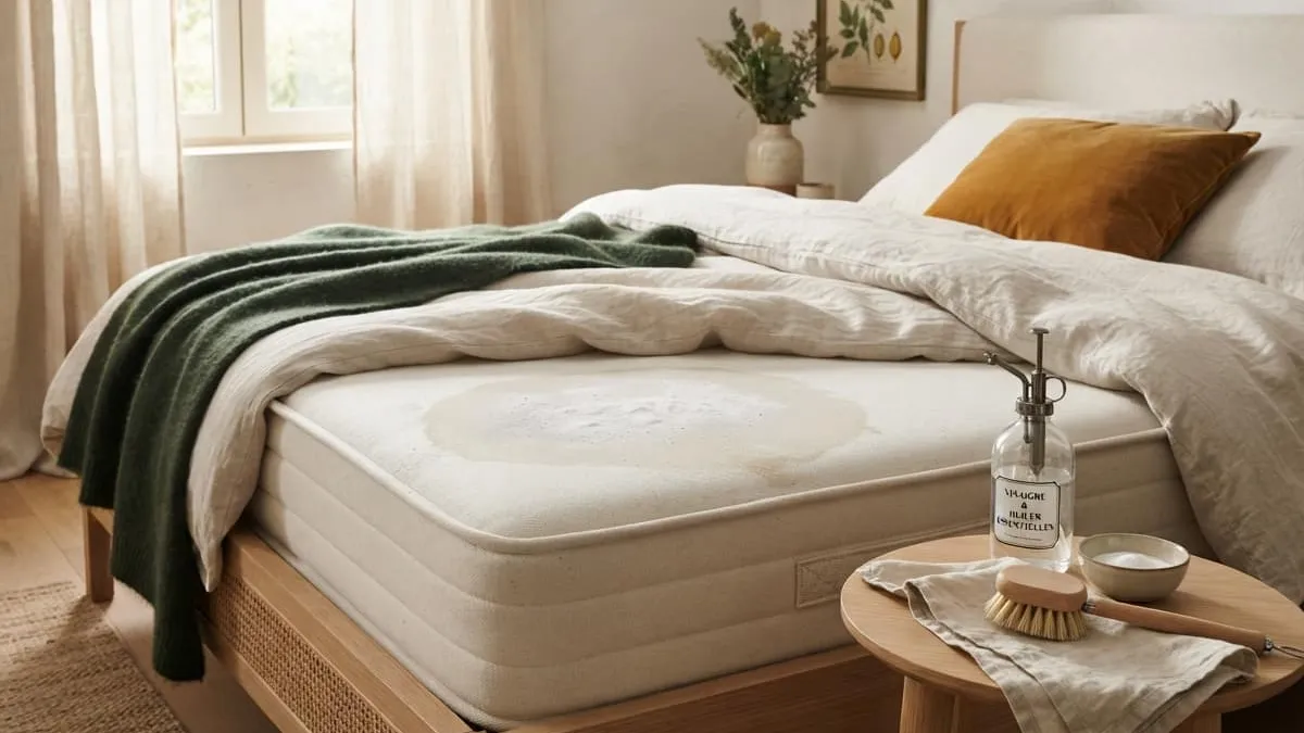 Nettoyer un matelas taché d'urine et éliminer les odeurs efficacement