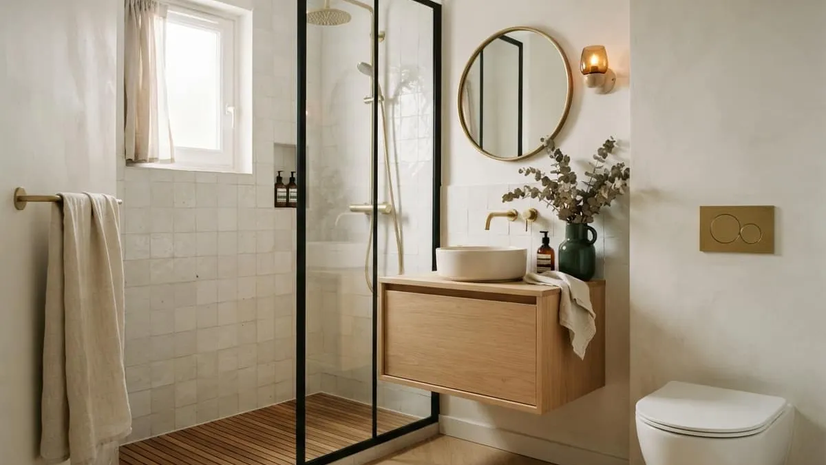 Transformer une petite salle de bain de 4m2 avec douche et wc : astuces et idées pratiques