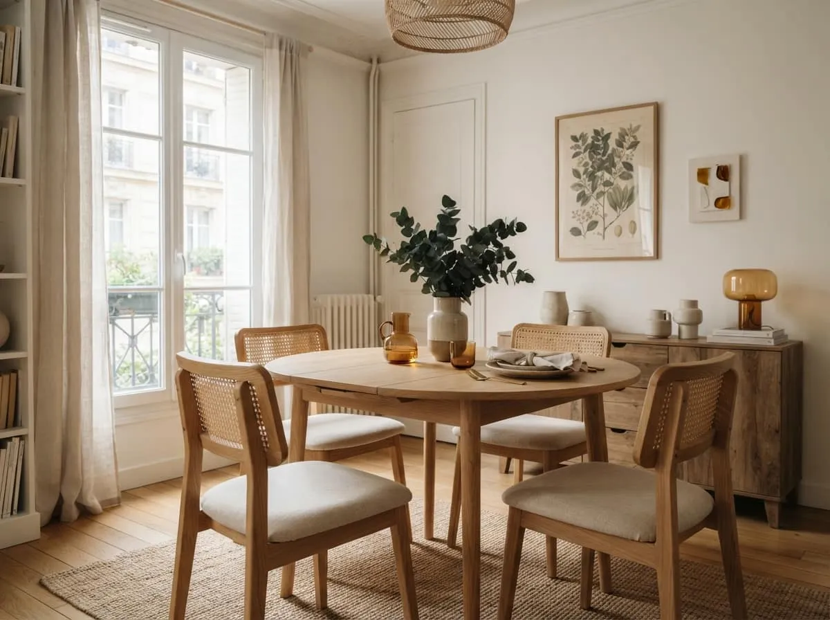 Table de salle à manger extensible pour petits espaces : quel modèle choisir en 2025