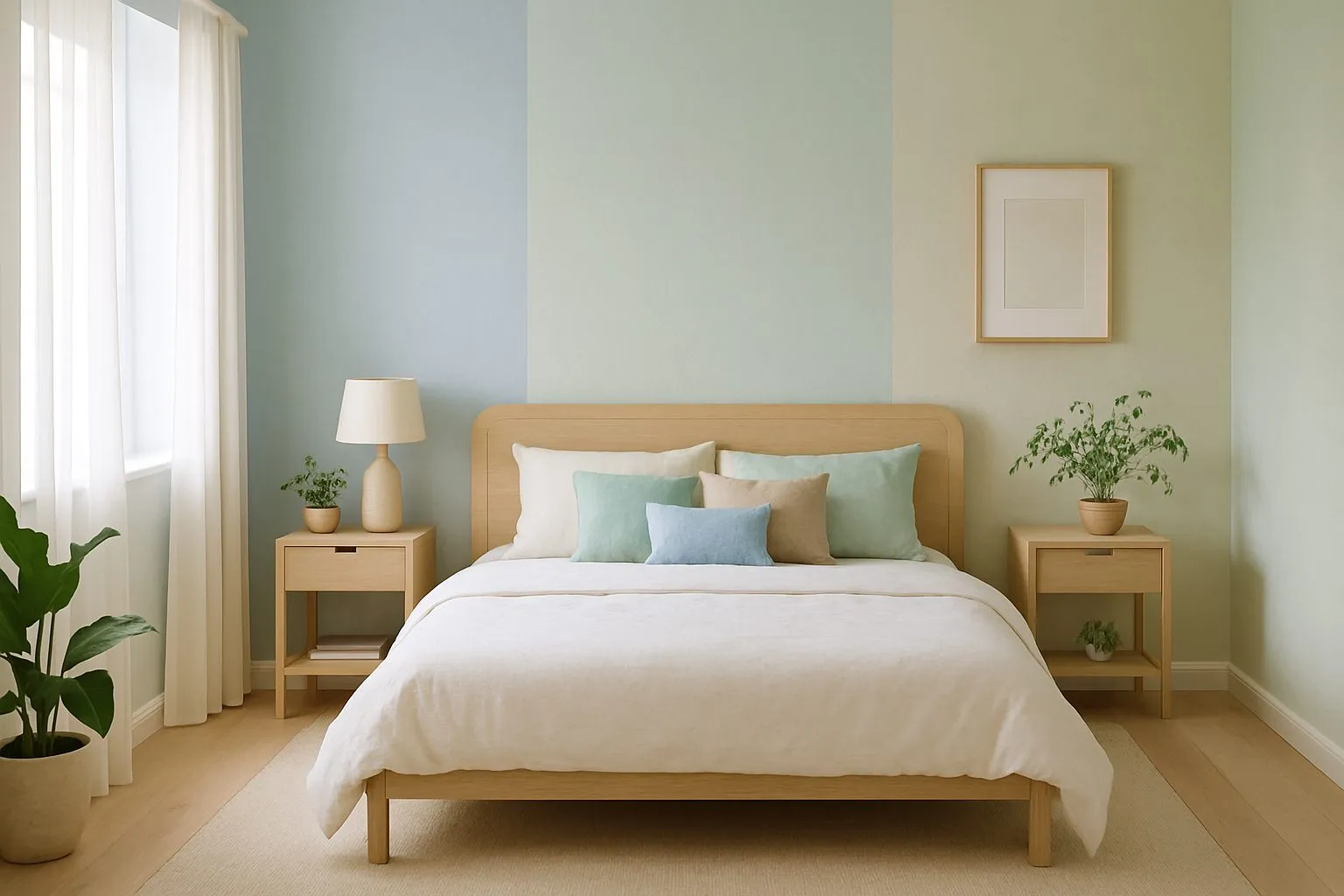 Choisir les bonnes couleurs de peinture pour une chambre reposante