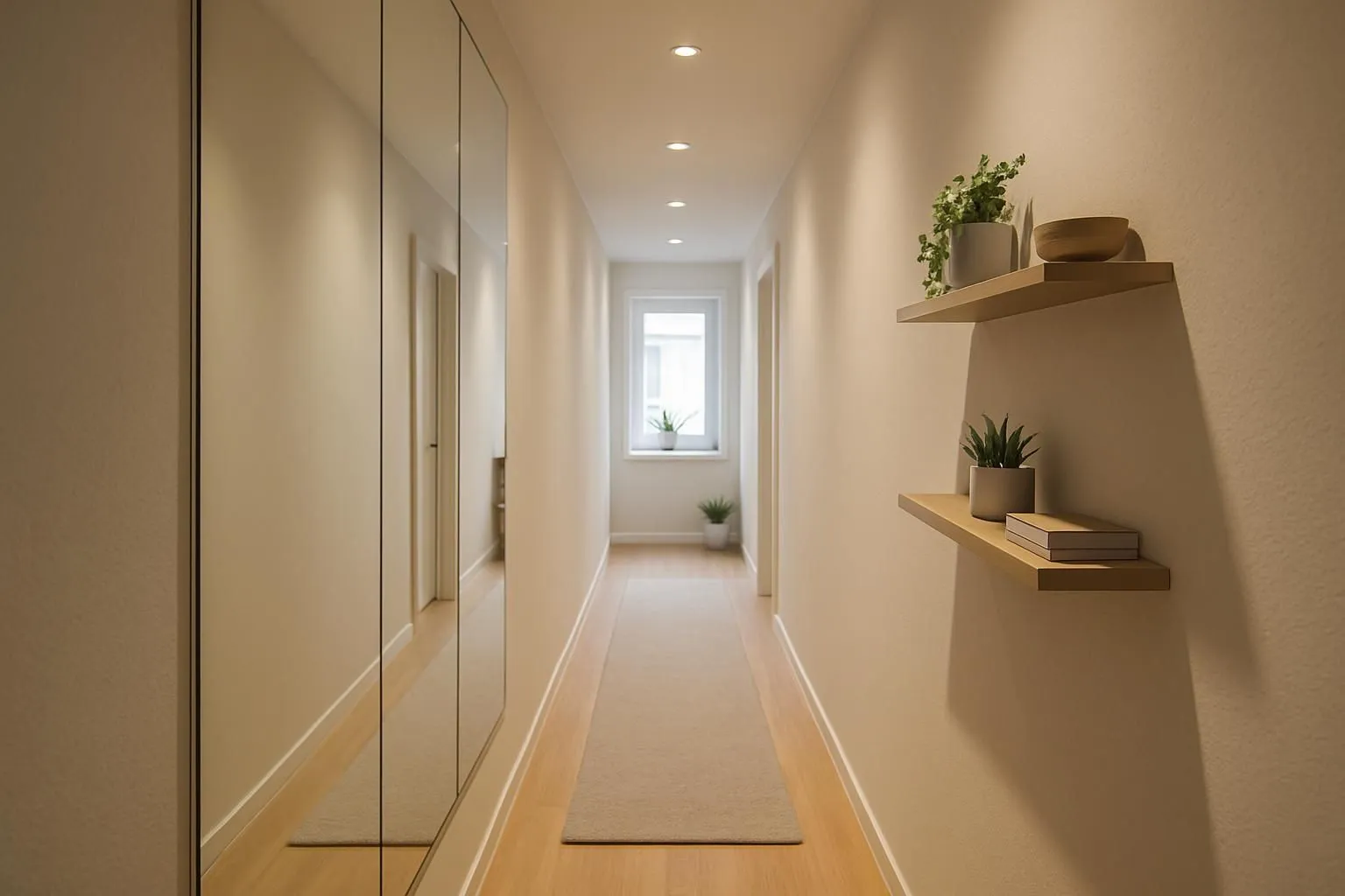 Optimiser la décoration d’un couloir long et étroit pour gagner en espace et en style