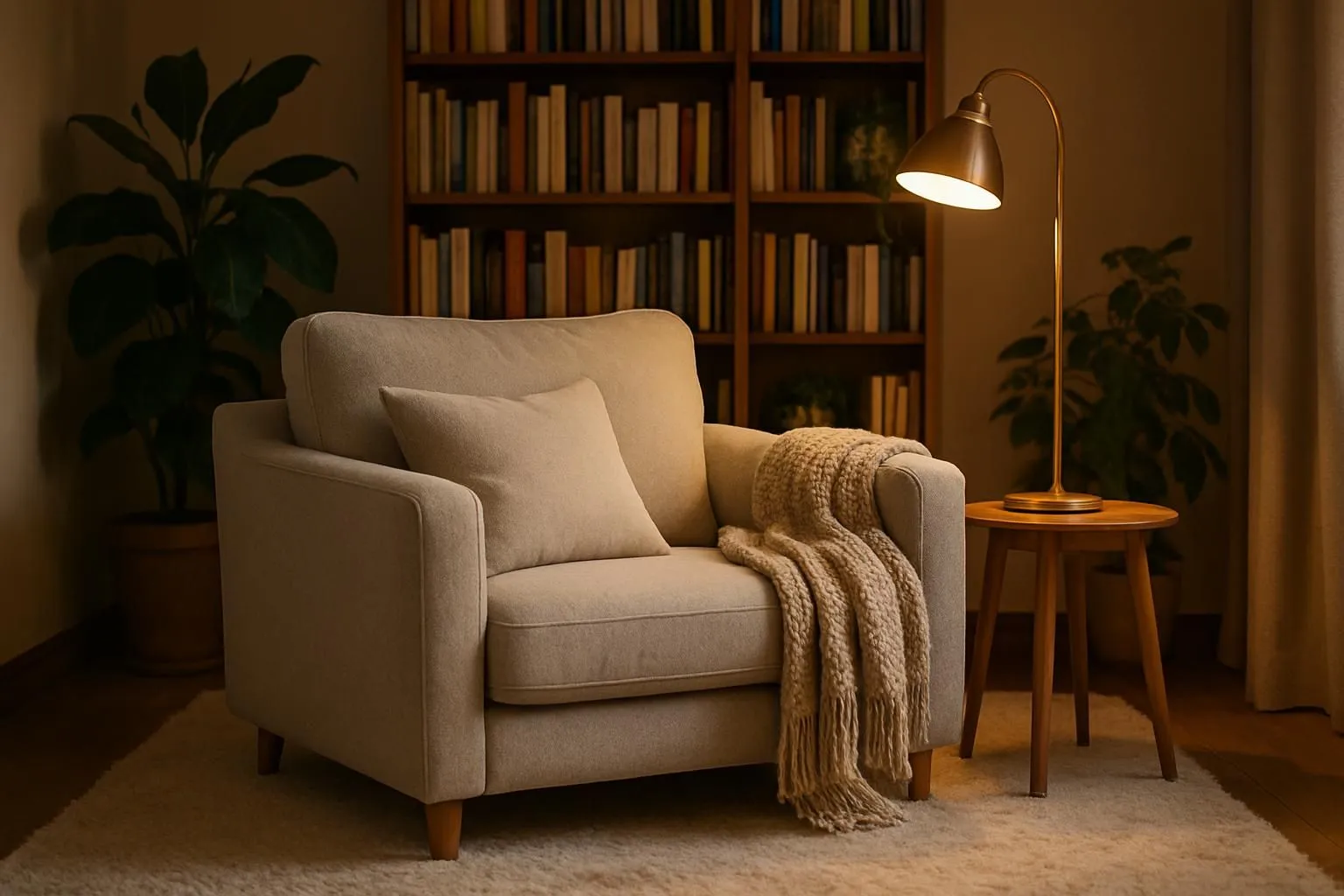 Fauteuil confortable pour lire