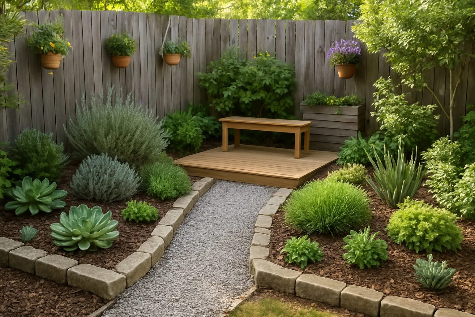 D’aménagement faciles pour un petit jardin à entretenir