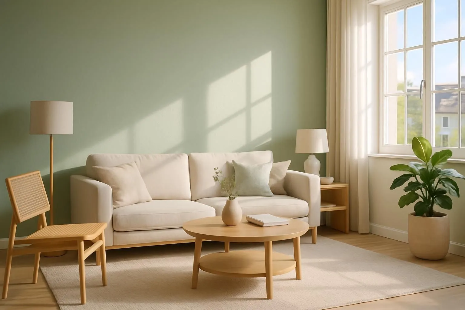 Couleur choisir pour un mur de salon lumineux en 2025