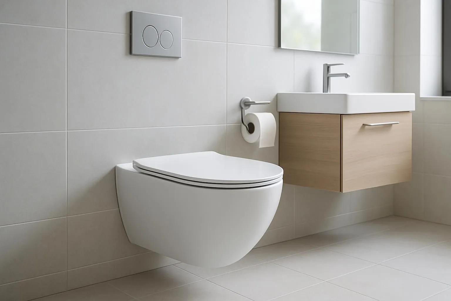 La dimension standard d'un wc suspendu en 2025
