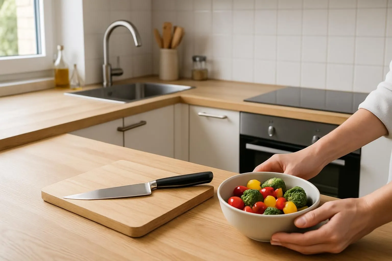 La hauteur standard idéale pour un plan de travail en cuisine